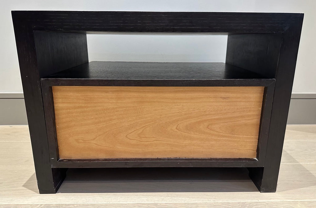 Contemporary Oak Custom Made Bedside Tables, 1990s