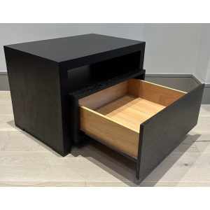 Contemporary Oak Custom Made Bedside Tables, 1990s