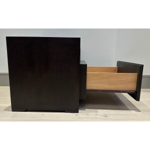 Contemporary Oak Custom Made Bedside Tables, 1990s