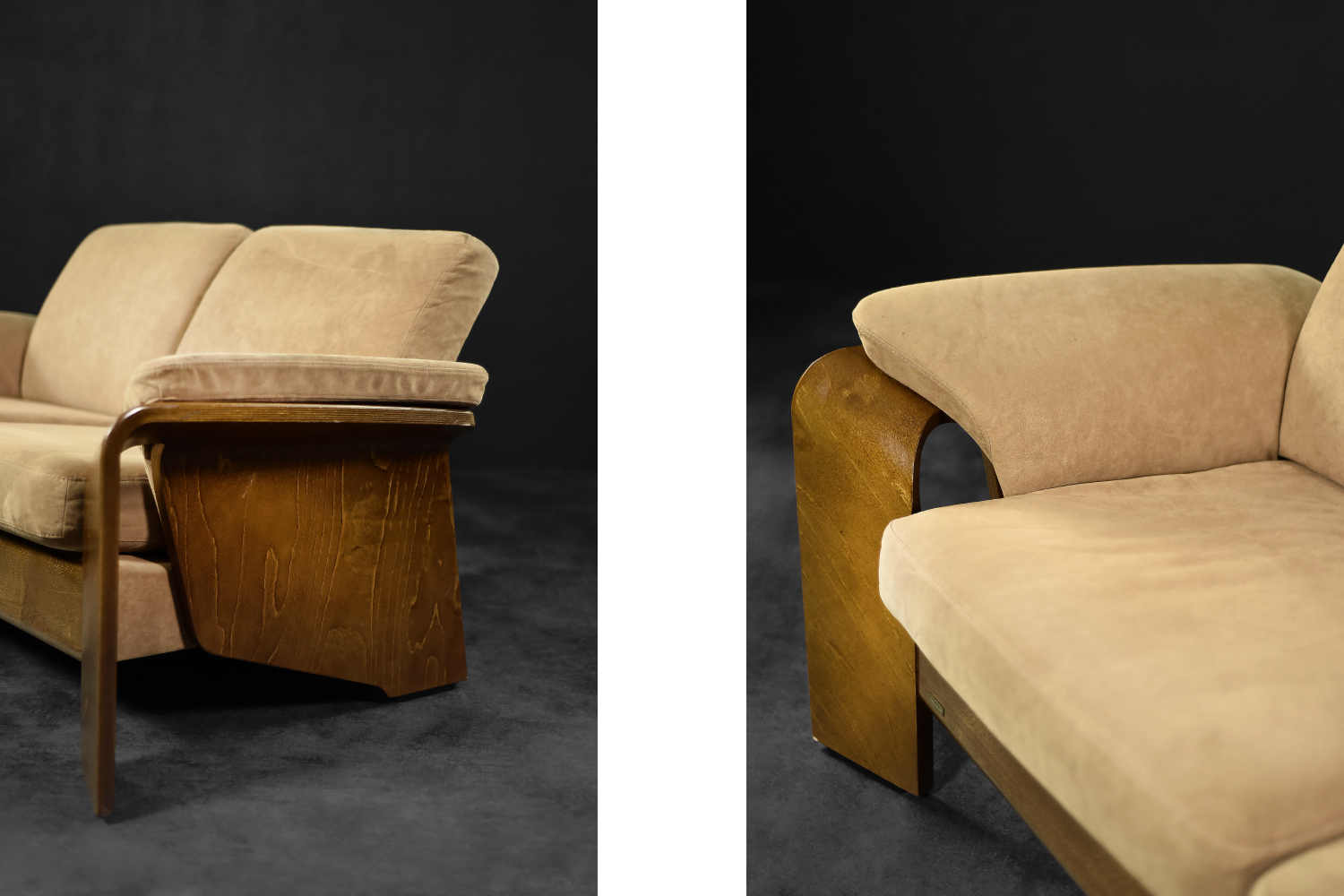 Mid-Century Norwegian Modern Two-Seater Sofa Stressless Pegasus Low Back Loveseat from Ekornes