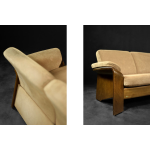 Mid-Century Norwegian Modern Two-Seater Sofa Stressless Pegasus Low Back Loveseat from Ekornes