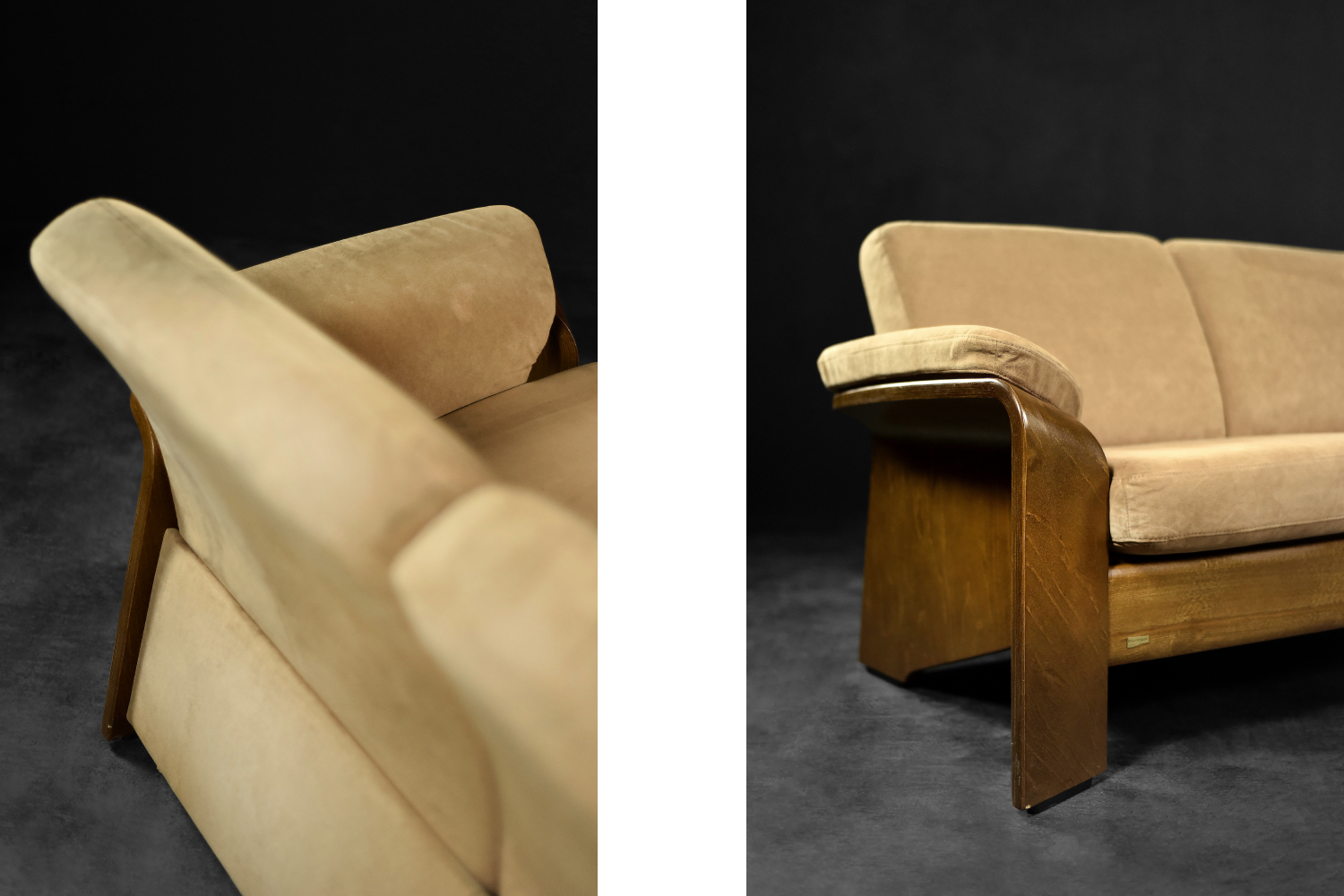 Mid-Century Norwegian Modern Two-Seater Sofa Stressless Pegasus Low Back Loveseat from Ekornes