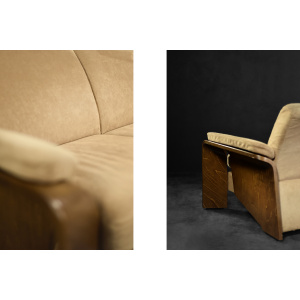 Mid-Century Norwegian Modern Two-Seater Sofa Stressless Pegasus Low Back Loveseat from Ekornes