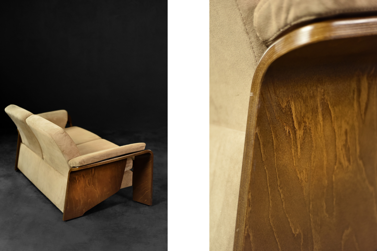 Mid-Century Norwegian Modern Two-Seater Sofa Stressless Pegasus Low Back Loveseat from Ekornes