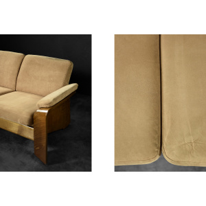 Mid-Century Norwegian Modern Two-Seater Sofa Stressless Pegasus Low Back Loveseat from Ekornes