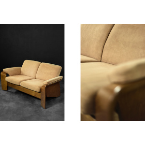 Mid-Century Norwegian Modern Two-Seater Sofa Stressless Pegasus Low Back Loveseat from Ekornes