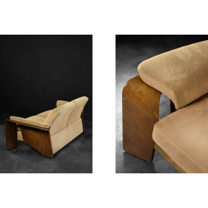 Mid-Century Norwegian Modern Two-Seater Sofa Stressless Pegasus Low Back Loveseat from Ekornes