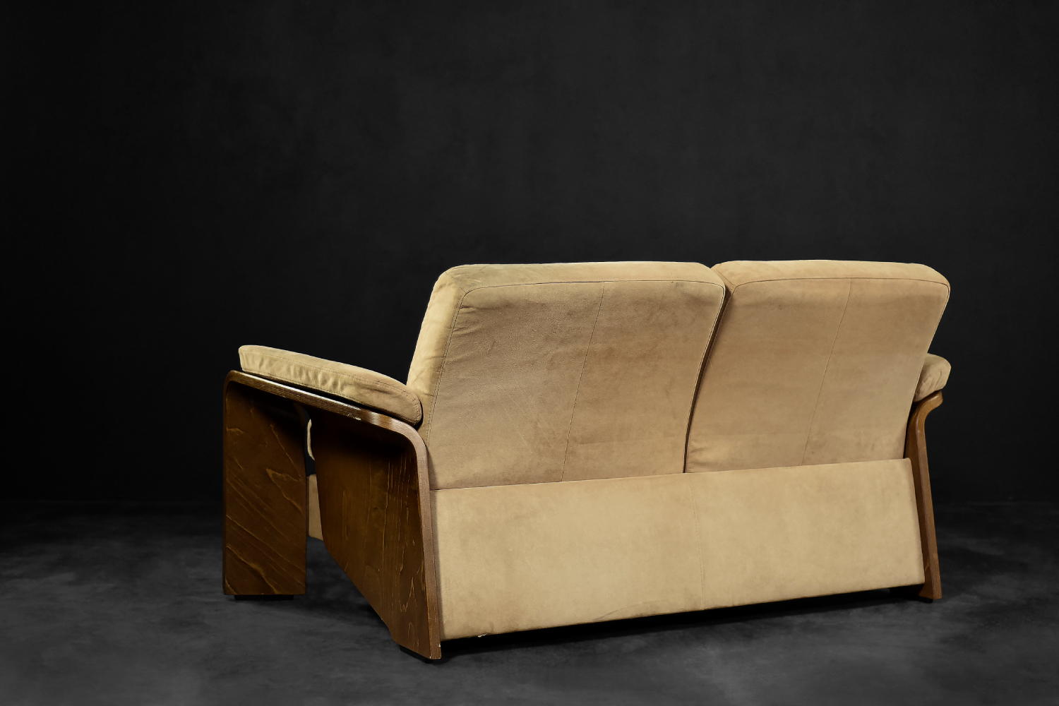 Mid-Century Norwegian Modern Two-Seater Sofa Stressless Pegasus Low Back Loveseat from Ekornes