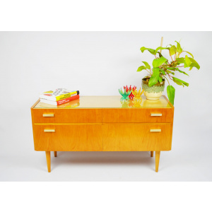 Low Chest Of Drawers, 1970s, Vintage