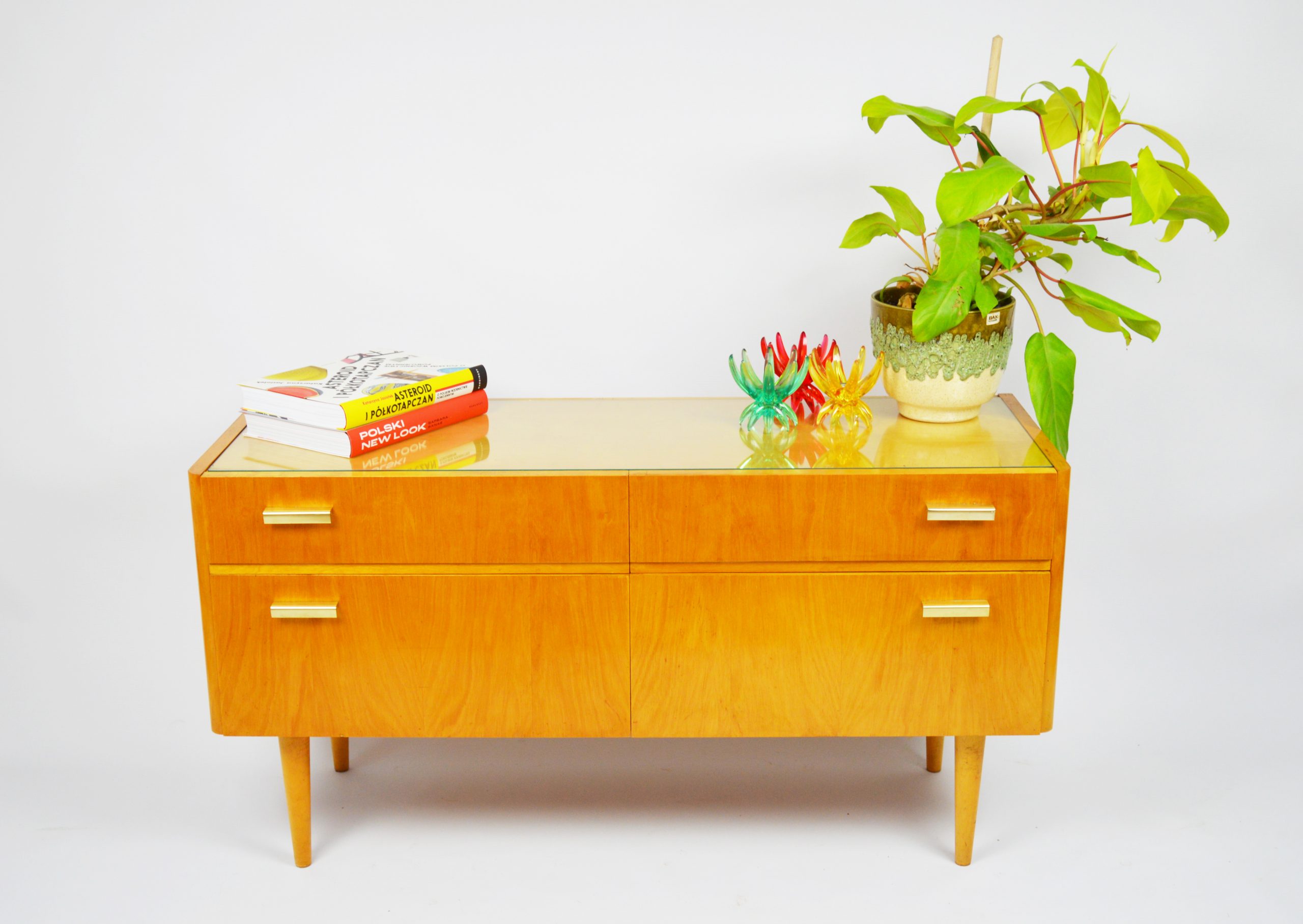 Low Chest Of Drawers, 1970s, Vintage