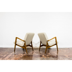 Pair Of Type 300 138 Armchairs From Bystrzyckie Fabryki Mebli, 1960s