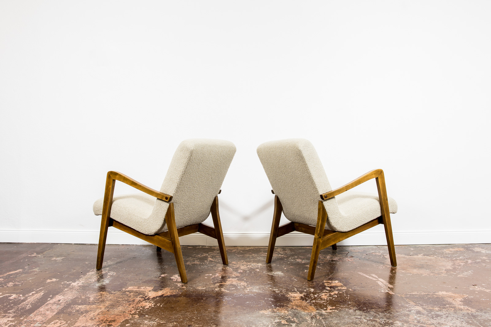 Pair Of Type 300 138 Armchairs From Bystrzyckie Fabryki Mebli, 1960s