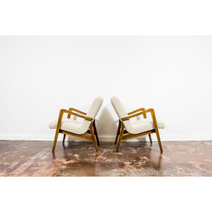 Pair Of Type 300 138 Armchairs From Bystrzyckie Fabryki Mebli, 1960s
