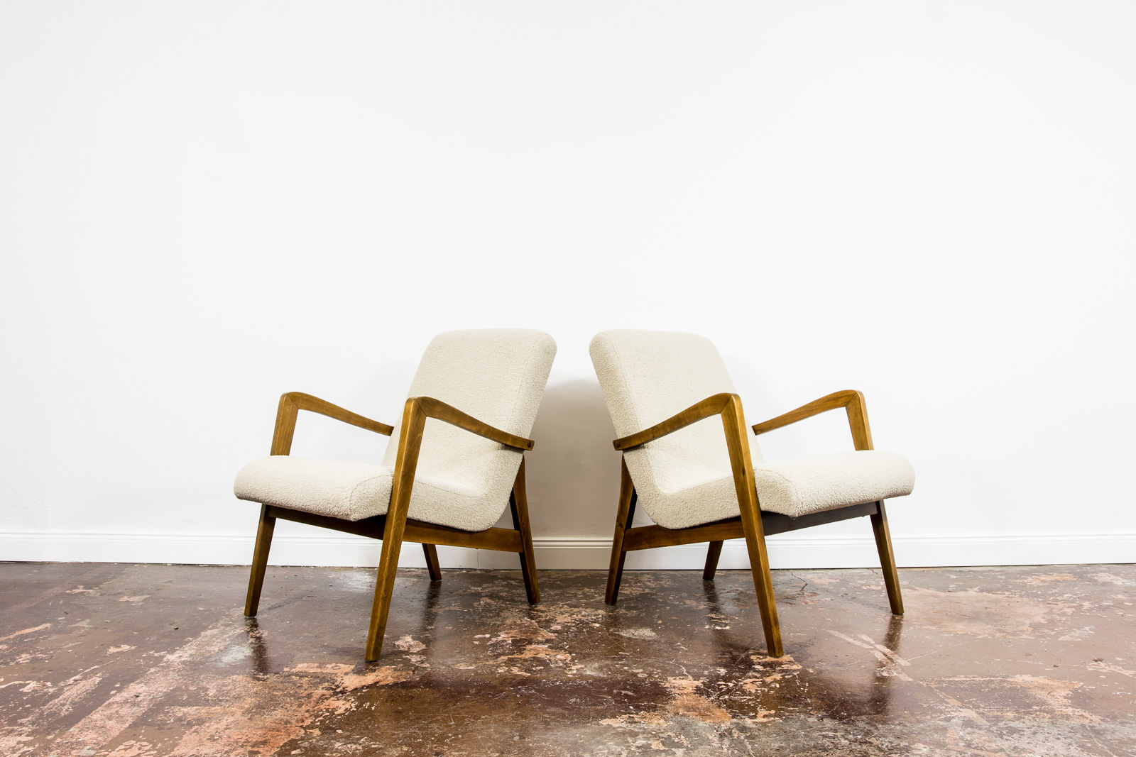 Pair Of Type 300 138 Armchairs From Bystrzyckie Fabryki Mebli, 1960s