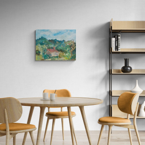 Midcentury French Impressionist Landscape