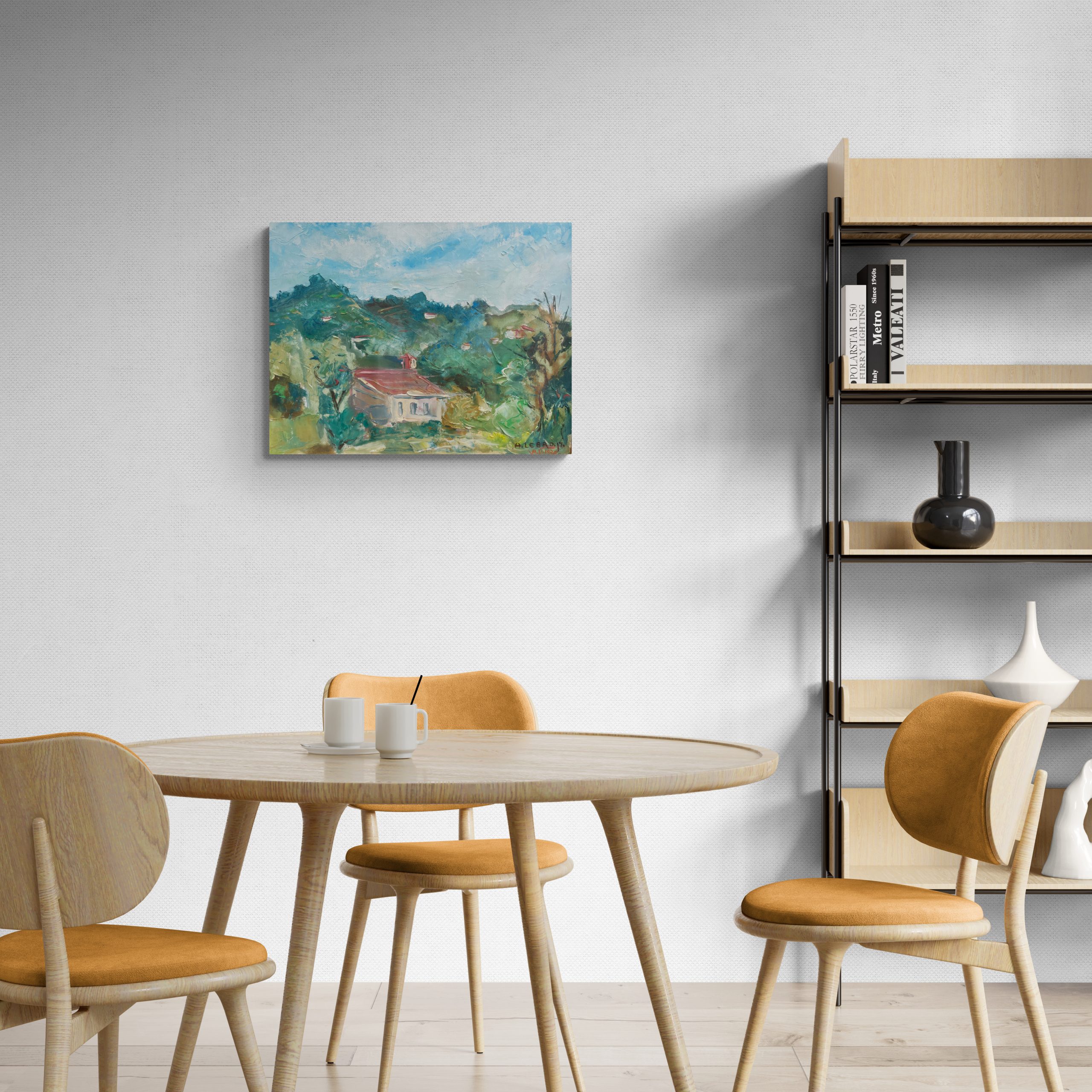 Midcentury French Impressionist Landscape