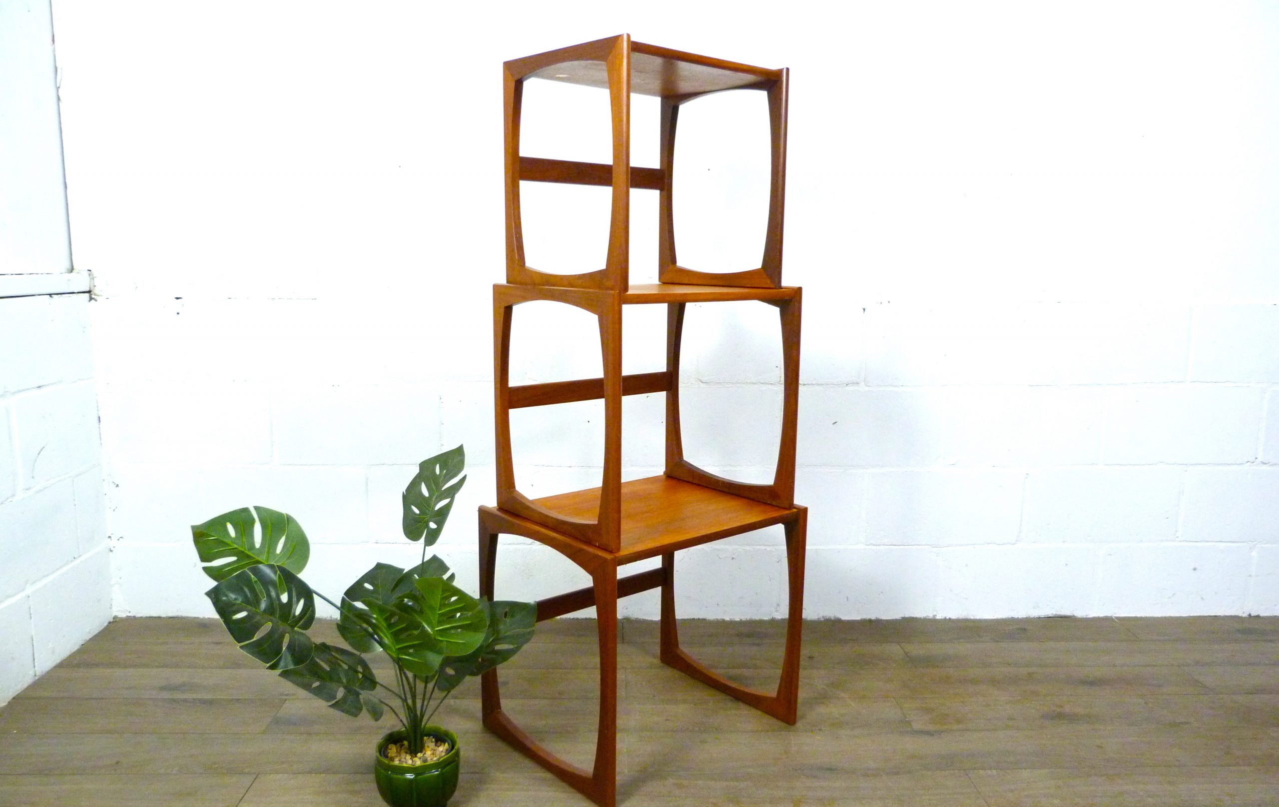 G Plan Quadrille Teak Nest of Tables