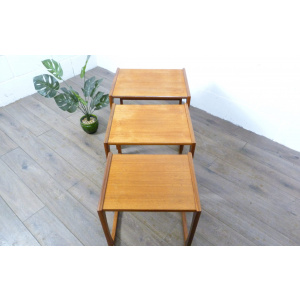 G Plan Quadrille Teak Nest of Tables