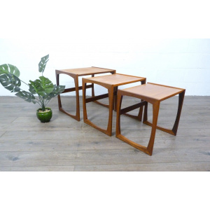 G Plan Quadrille Teak Nest of Tables