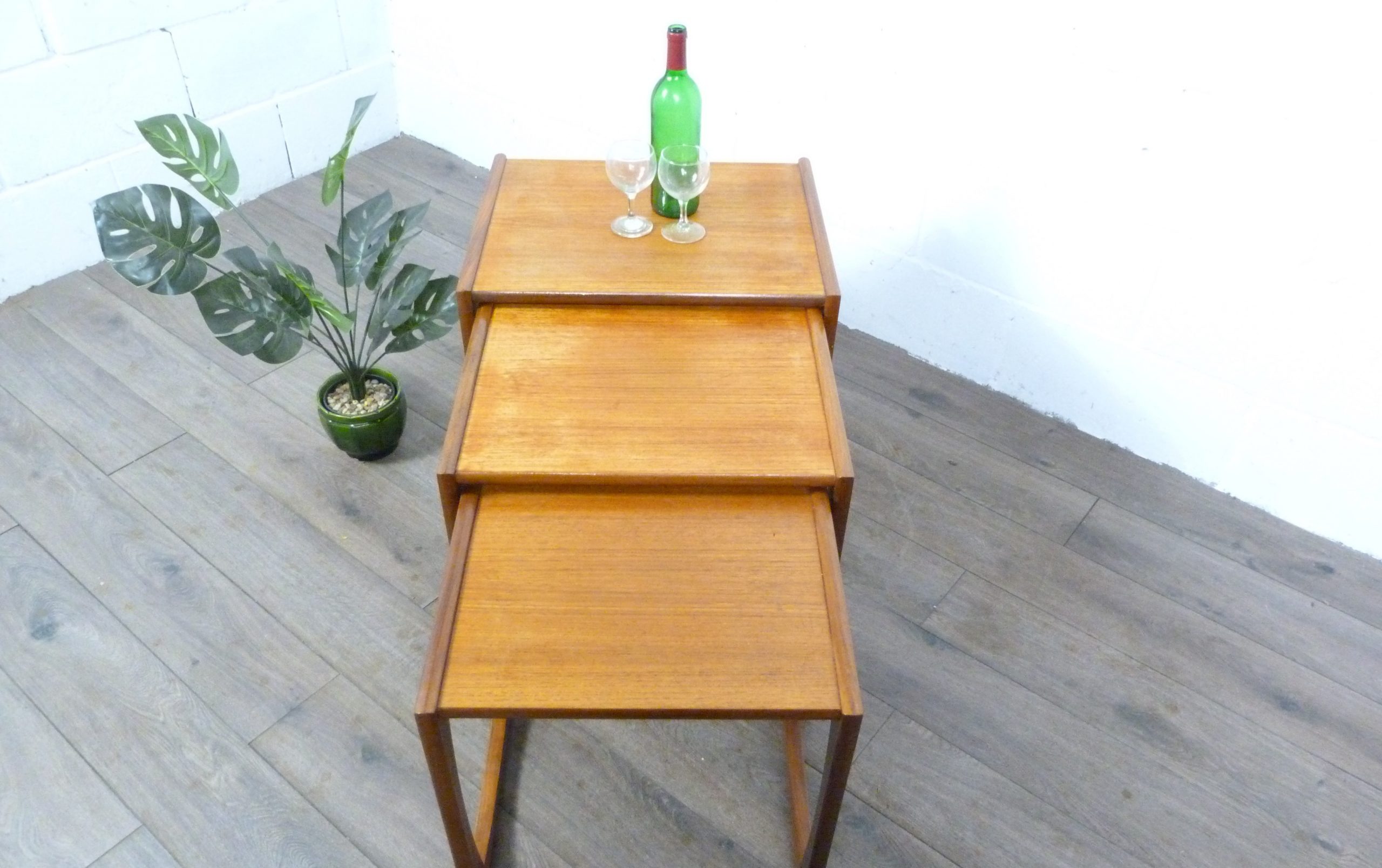 G Plan Quadrille Teak Nest of Tables