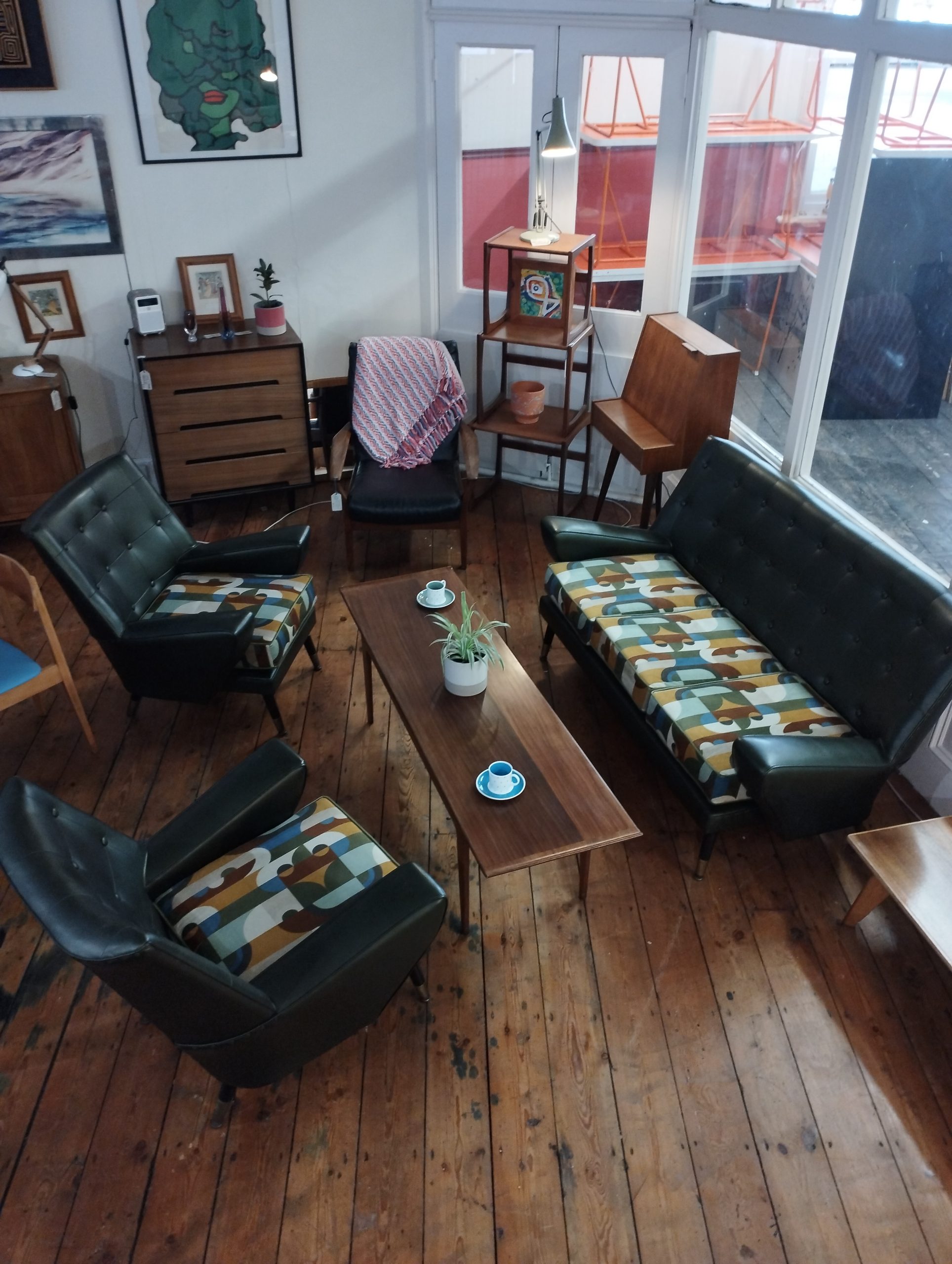 Super Cool Lounge Set – Sofa And Two Chairs, 1965