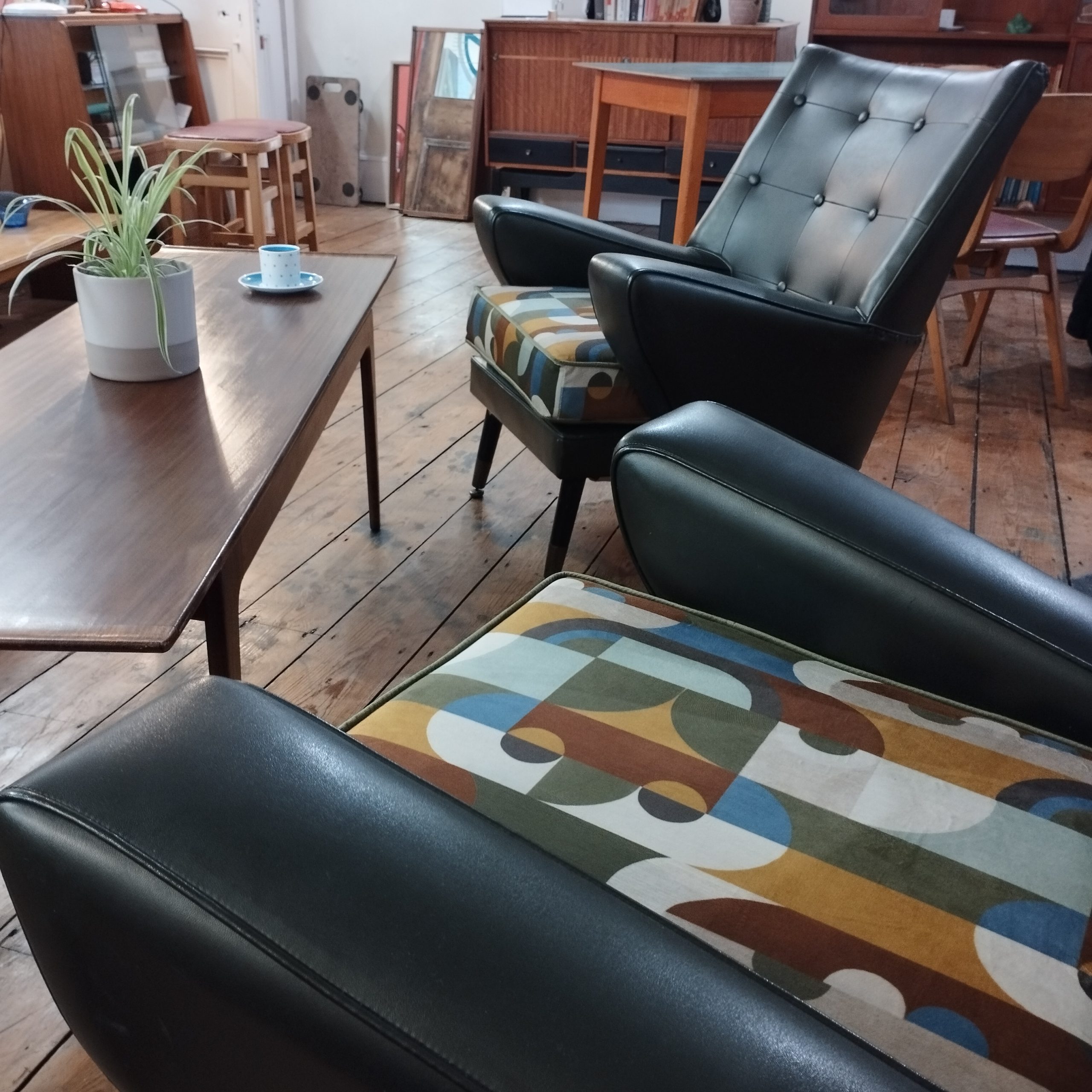 Super Cool Lounge Set – Sofa And Two Chairs, 1965