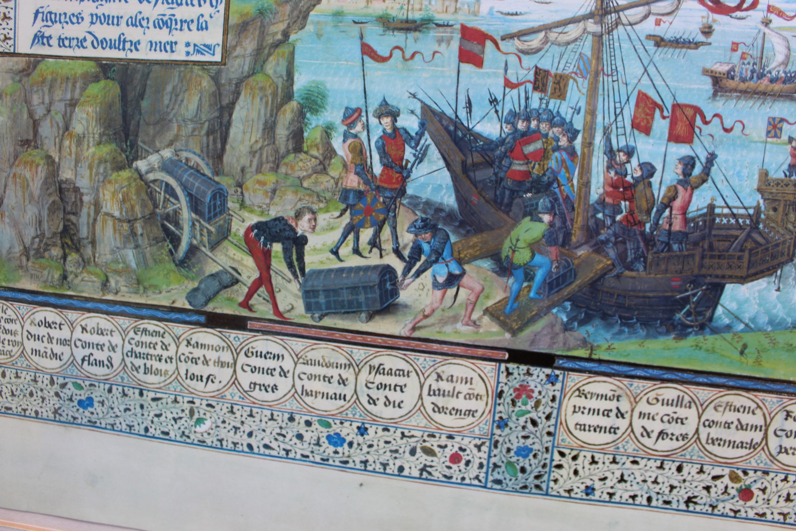 Vintage Medieval Print 1st Crusade