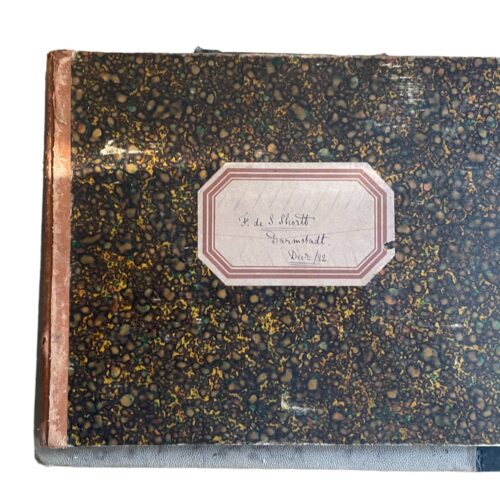 J whatman 1882 sketch book for F. shortt