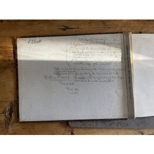 J whatman 1882 sketch book for F. shortt
