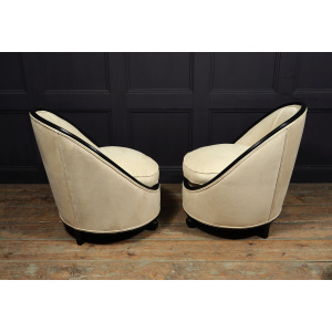 Exceptional Art Deco Salon Chairs Manner Of Ruhlman C1925