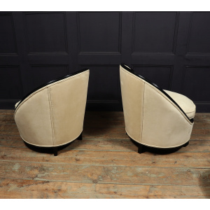 Exceptional Art Deco Salon Chairs Manner Of Ruhlman C1925