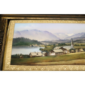 19th Century Bronze Mounted Hand Painted Porcelain Casket from KPM