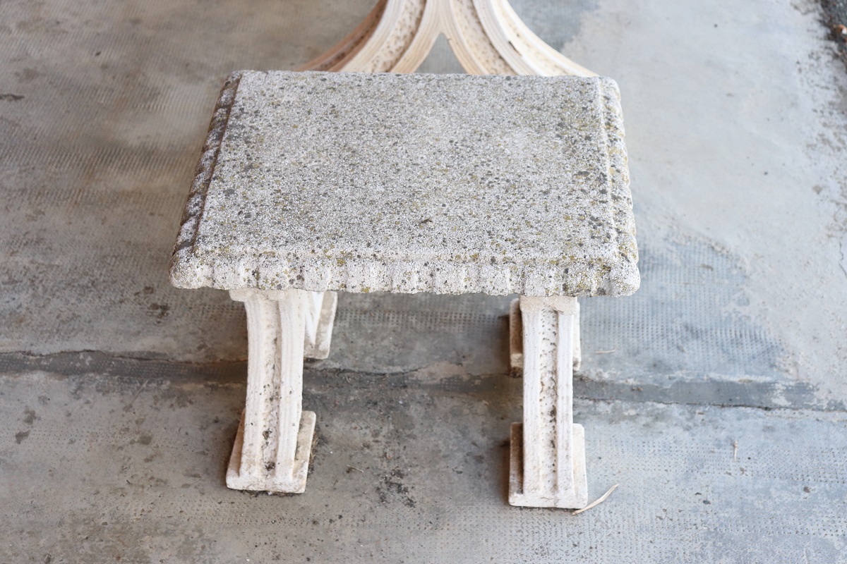 Early 20th Century Garden Table and Stools