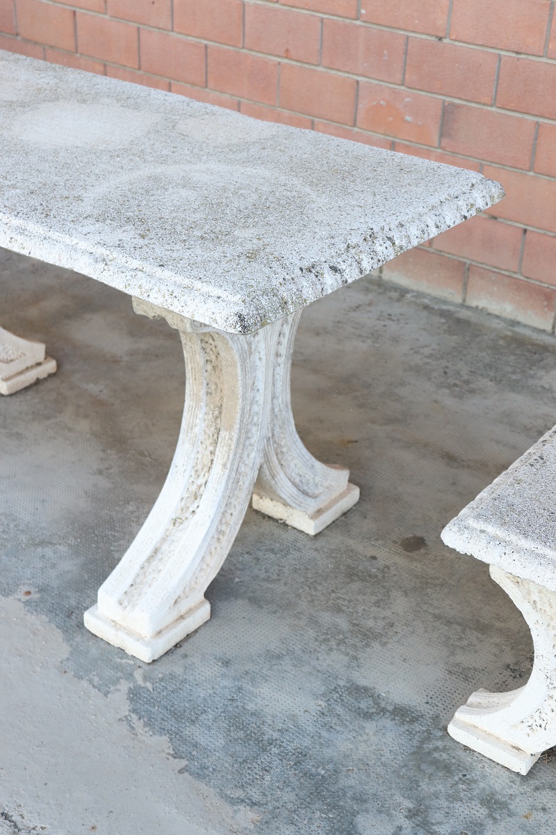 Early 20th Century Garden Table and Stools