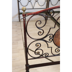 Single Beds in Iron, 19th Century, Set of 2