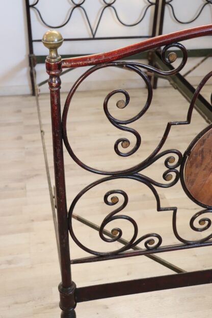 Single Beds in Iron, 19th Century, Set of 2 - Image 2