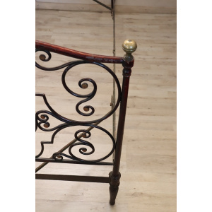 Single Beds in Iron, 19th Century, Set of 2