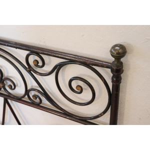 Single Beds in Iron, 19th Century, Set of 2