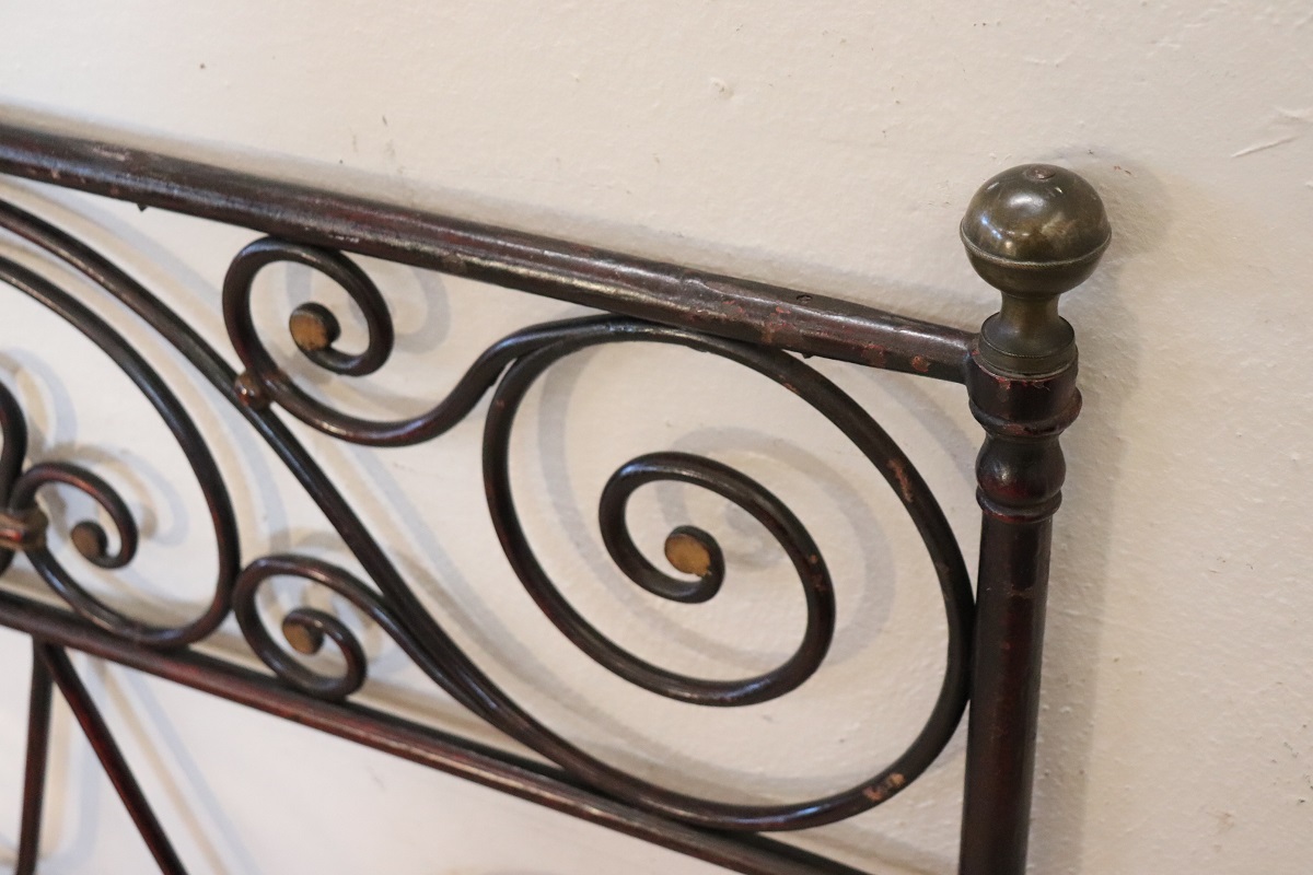 Single Beds in Iron, 19th Century, Set of 2