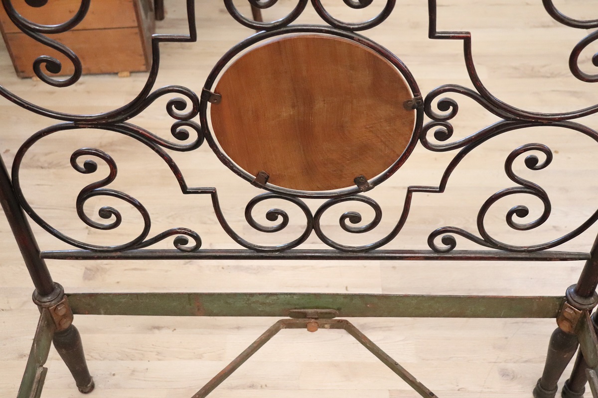 Single Beds in Iron, 19th Century, Set of 2