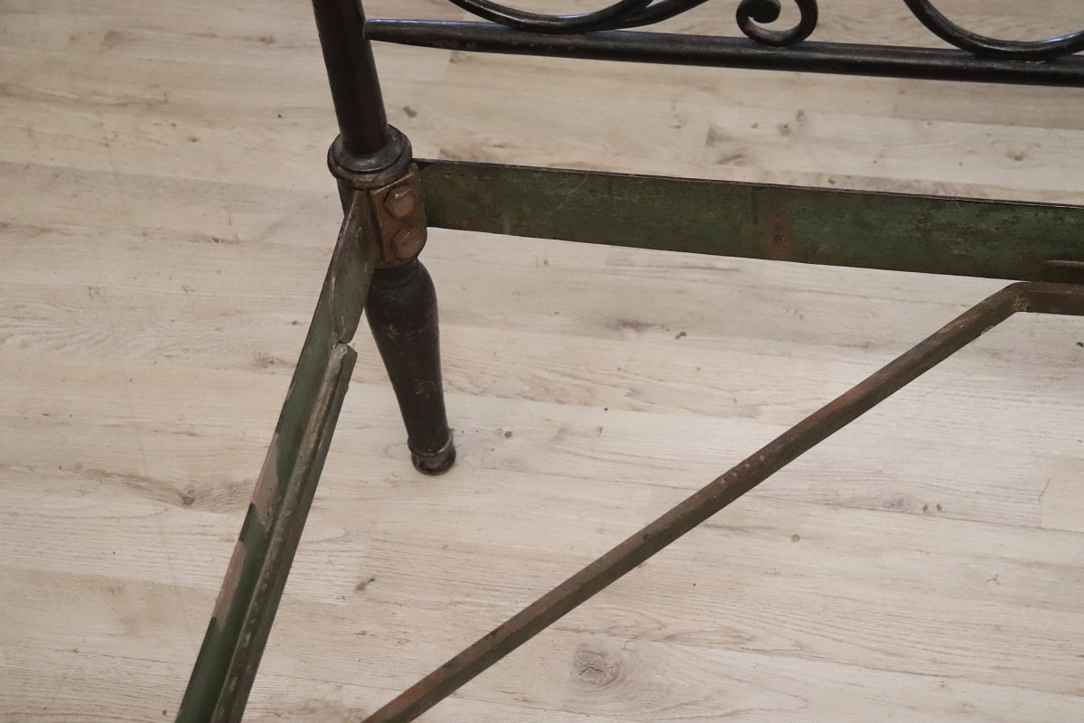Single Beds in Iron, 19th Century, Set of 2