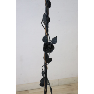 Early 20th Century Art Nouveau Iron Floor Lamp