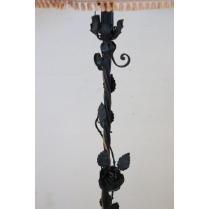Early 20th Century Art Nouveau Iron Floor Lamp