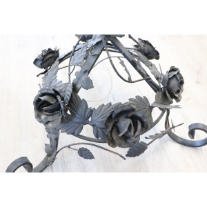 Early 20th Century Art Nouveau Iron Floor Lamp