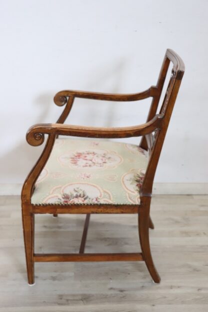 Antique Armchair in Walnut, 18th Century - Image 6