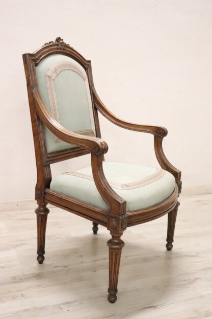 Antique Armchair in Walnut, 18th Century - Image 2