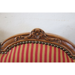 Antique Dining Chairs in Walnut, 18th Century, Set of 4
