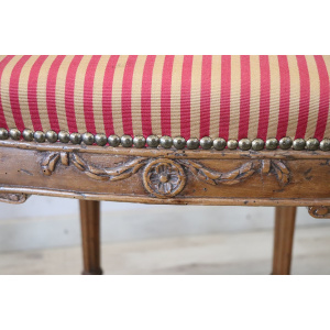 Antique Dining Chairs in Walnut, 18th Century, Set of 4