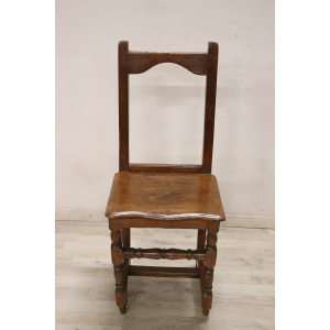 Antique Chair in Walnut, 17th Century