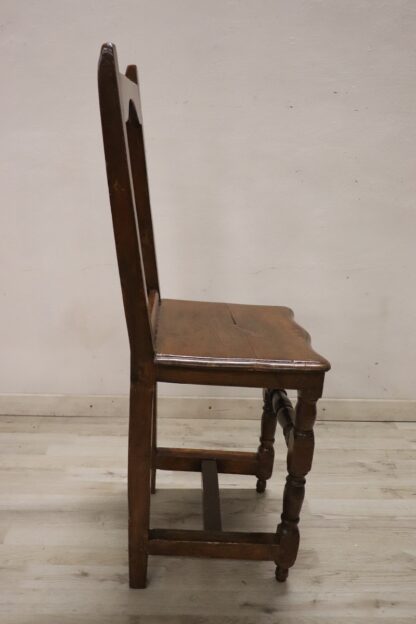 Antique Chair in Walnut, 17th Century - Image 6